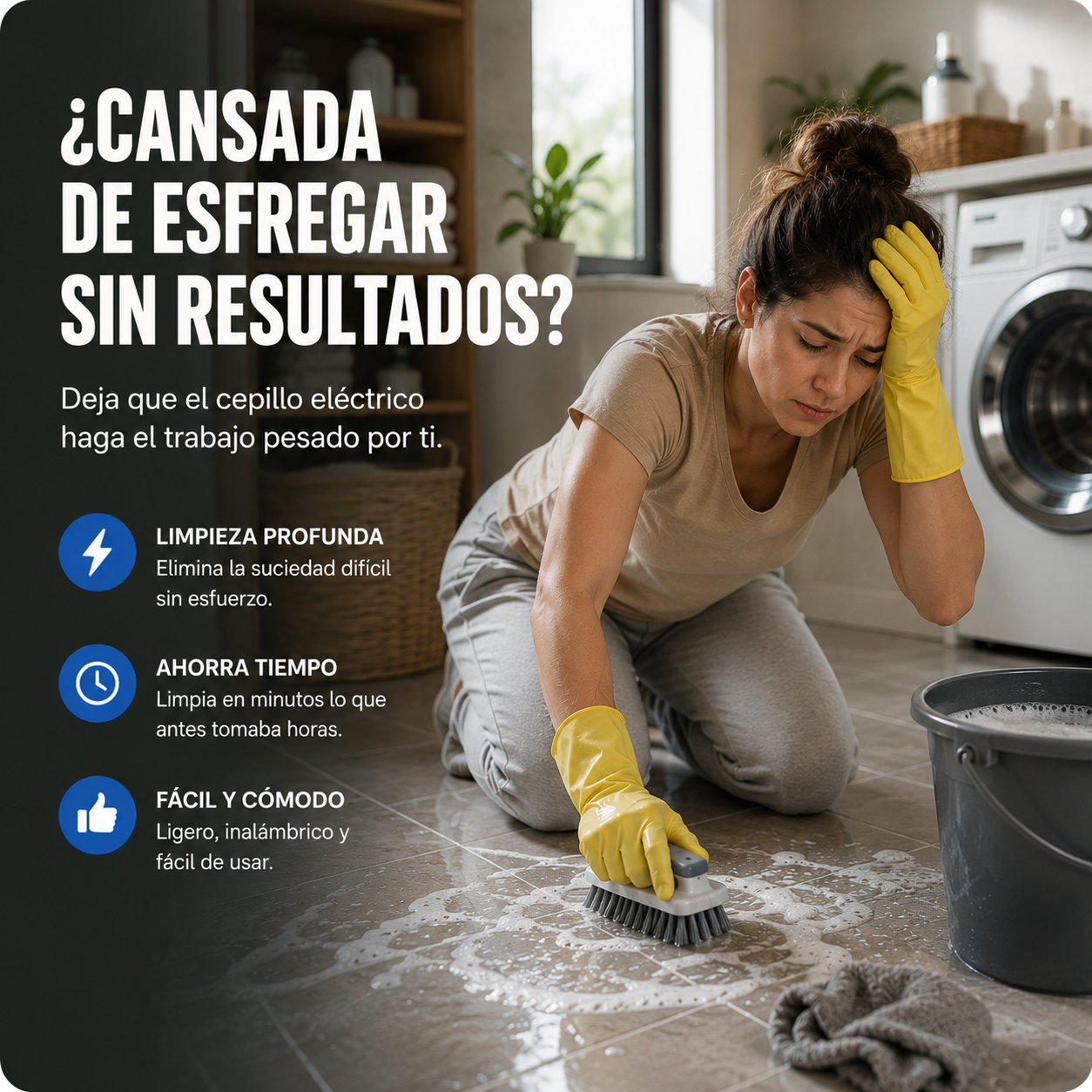 Cepillo Eléctrico Giratorio PRO + 9 REGALOS GRATIS – Limpieza Profunda Sin Esfuerzo.